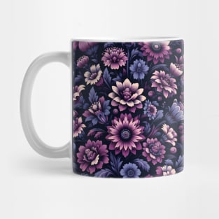 Purple Flowers Mug